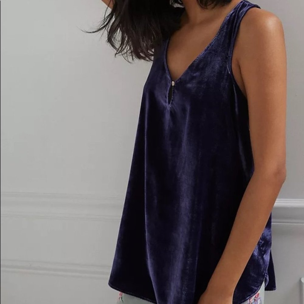 Anthropologie NWT's Suri Velvet Tank